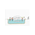 Shark in the Swimming Pool Postcard