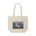 Canvas Tote Bag — 'Big Idiot Baby Ruins Everything' Satirical Urban Illustration
