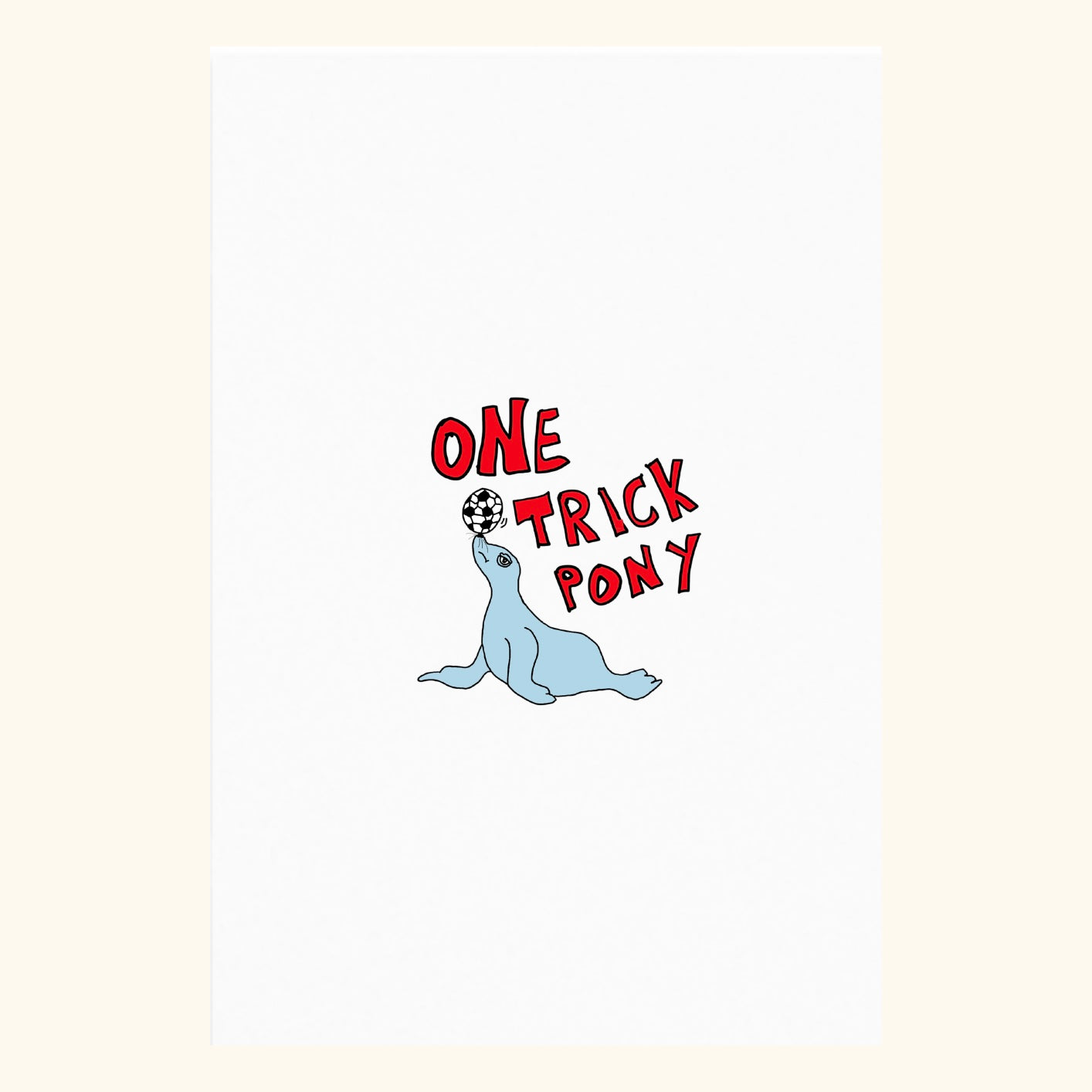 One Trick Pony Postcard