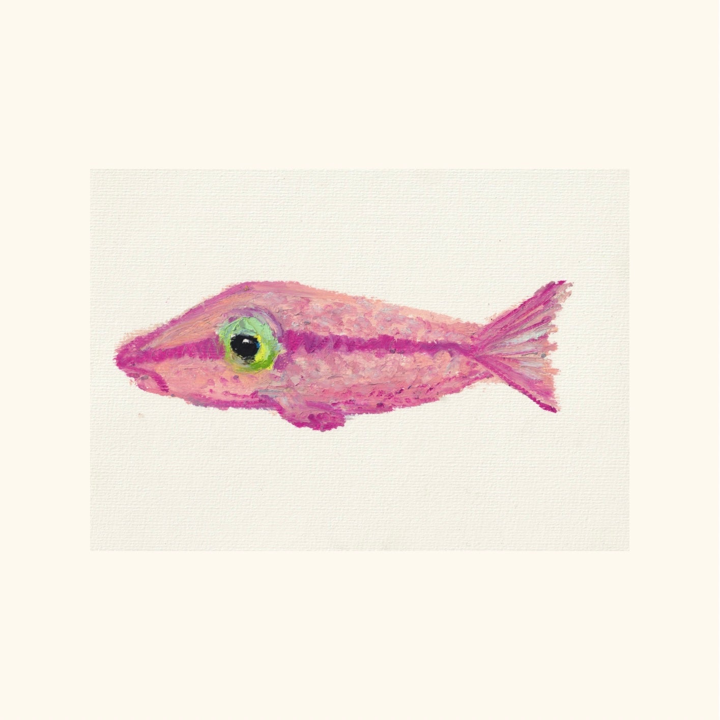Pink Fish Postcard