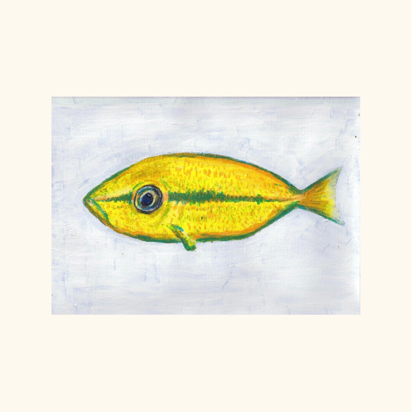 Yellow Fish Postcard