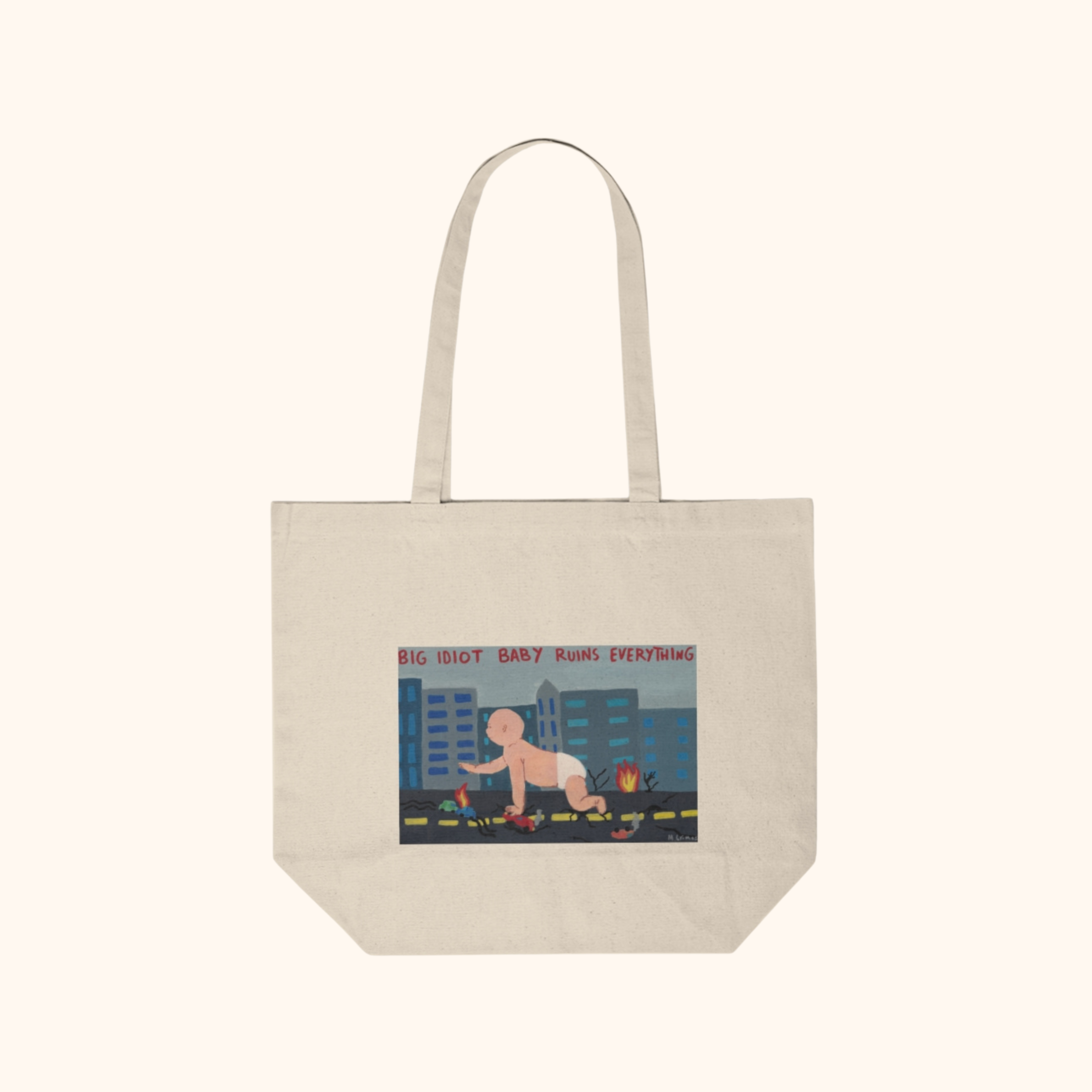 Big Idiot Baby Tote Bag