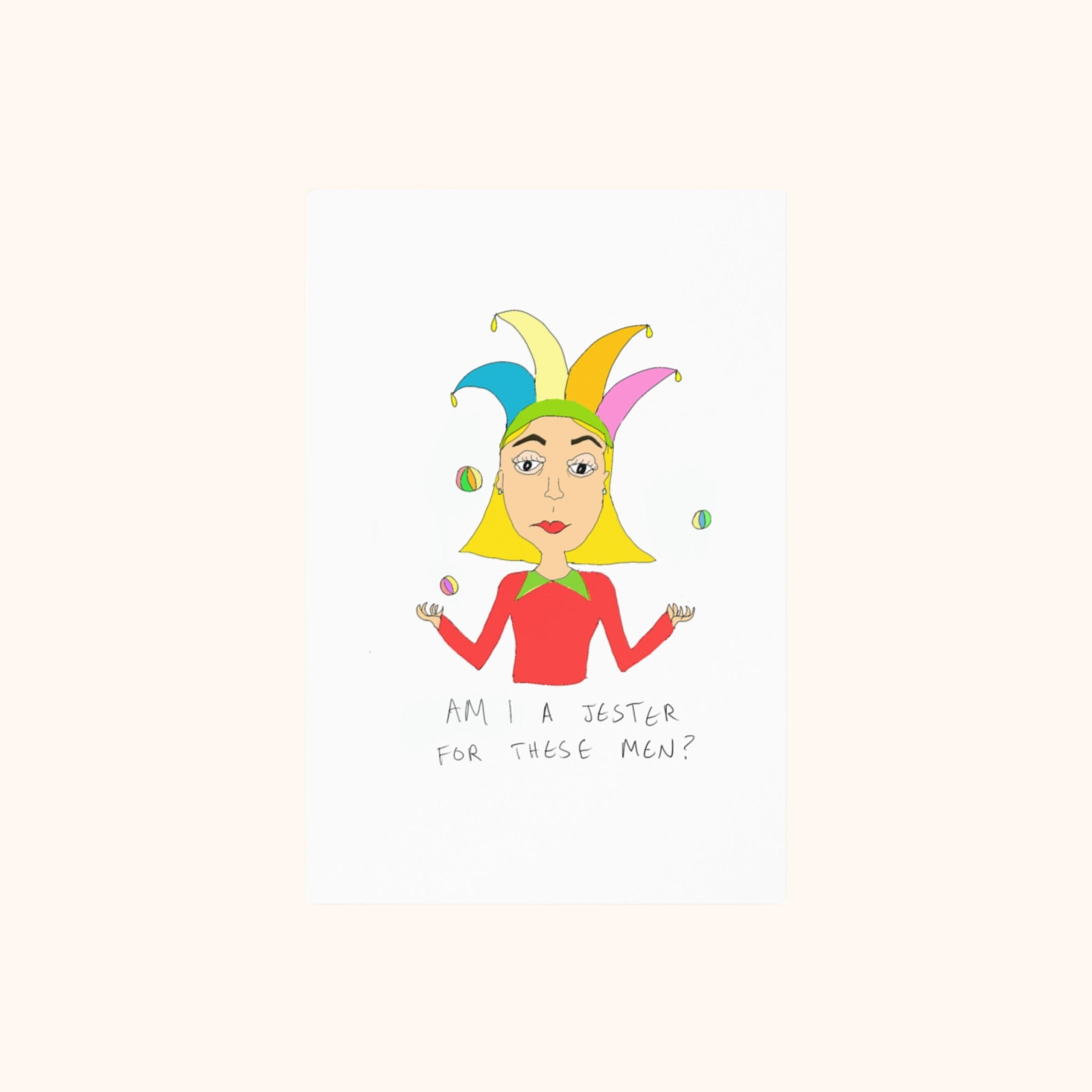 Jester Postcard